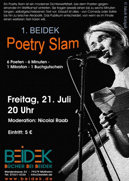 1. BEIDEK Poetry Slam
